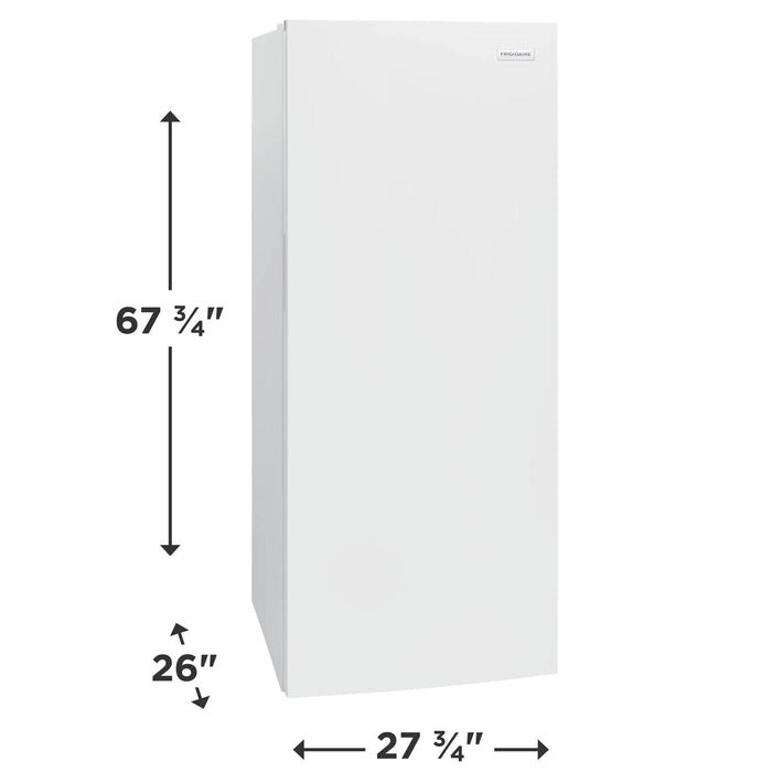 Congélateur Vertical Frigidaire convertible 16 pi.cu. - FFUE1626AW - Écofrais inclus