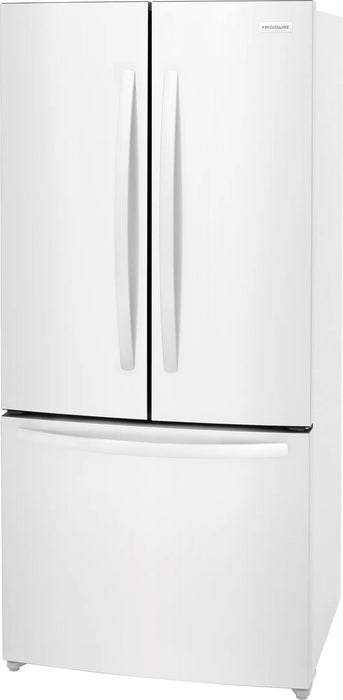 Réfrigérateur Frigidaire portes françaises avec congélateur en bas 18 Pi. Cu. - FRFG1723AW- Écofrais inclus