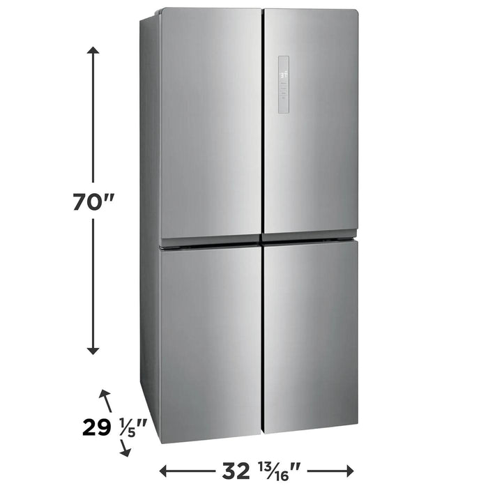 Frigidaire Réfrigérateur à portes françaises à 4 portes à profondeur de comptoir de 17,4 pi³ - FRQG1721AV