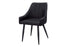 Chaises en simili cuir noir Monarch - 2pcs