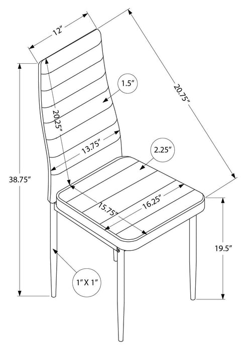 Schéma des dimensions I1270