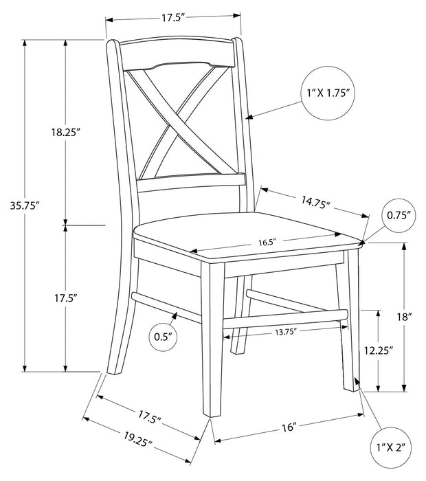 Ensemble salle à manger Monarch 5 pcs