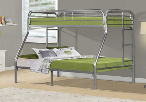 Lit superposé – simple, double, métal argent Monarch I2231S