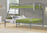 Lit superposé – simple, double, métal argent Monarch I2231S