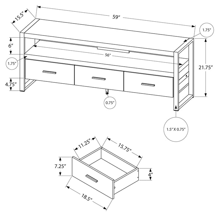 Schéma des dimensions I2823