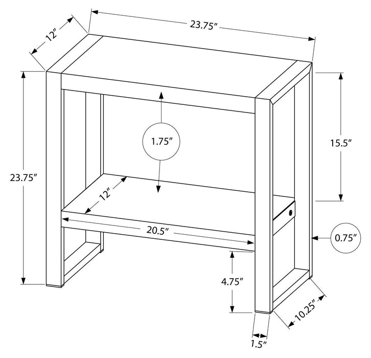 Table de coin Monarch I2852