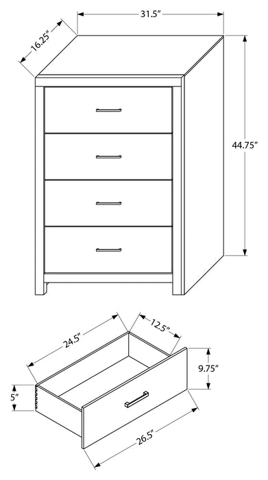 Schéma des dimensions I5209