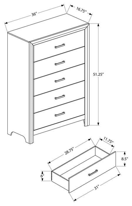 Schéma des dimensions I5229