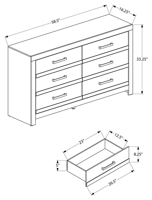 Schéma des dimensions I5281