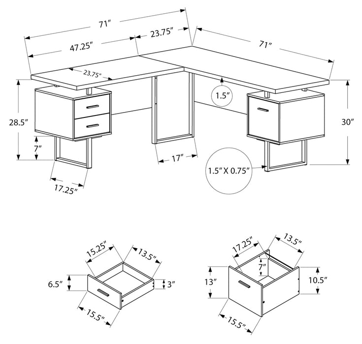 Schéma des dimensions I7304