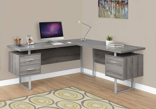 Bureau – 70"L, taupe foncé côté droit ou gauche Monarch I7304