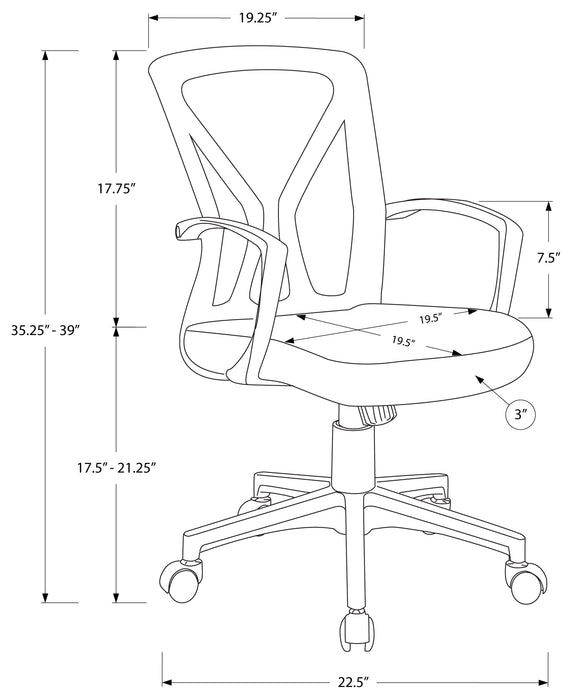 Chaise de Bureau Monarch - I7339