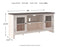 Dimensions du meuble TV Ashley Dorrinson 60 po