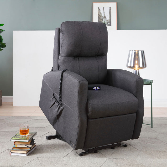 Fauteuil Cazis Athene Lève personne Gris Charcoal