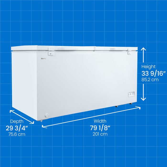 Congélateur horizontal Danby de 21 pi.cu.- DCFM210A1WDB- Écofrais inclus- Garantie 5 ans