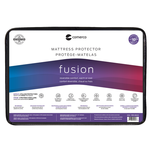 Ensemble protège-matelas Fusion Très Grand 76x80 avec 2 protège-oreillers