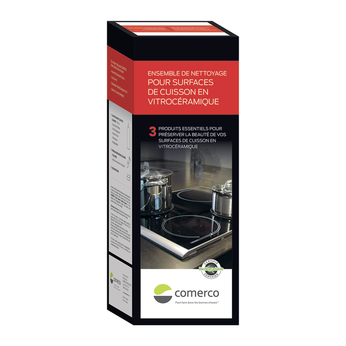 Coffret d'entretien pour vitrocéramique Comerco – 700 ml