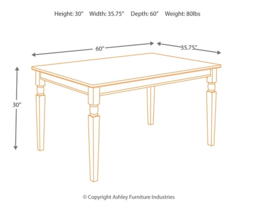Ensemble salle à manger Ashley Owingsville D580 5pcs