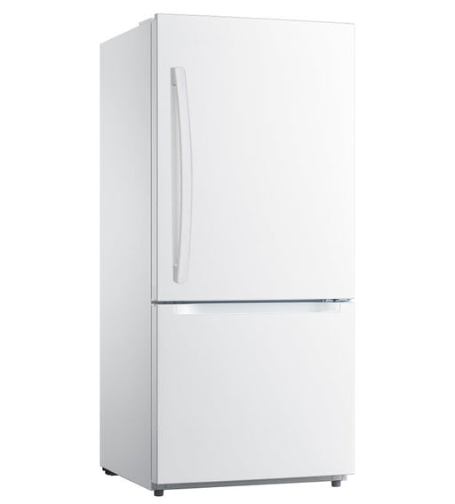 Réfrigérateur Moffat avec congélateur en bas 19 Pi. Cu. - MDE19DTNKWW - Écofrais inclus
