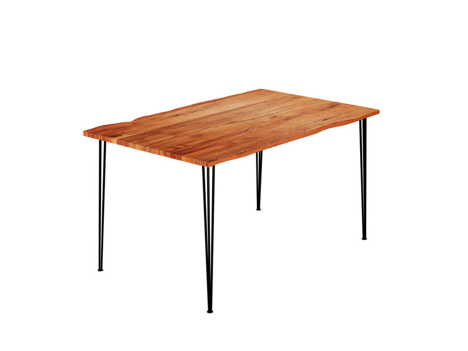 Table en acacia "live edge" 55 x 36 (Piètement inclus) - ZEN-28-A