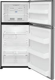 Réfrigérateur Frigidaire avec congélateur en haut 18 Pi. Cu. - FFTR1835VS - Écofrais inclus